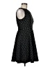 Elle Argyle Black Cocktail Dress Size 6 - photo 4