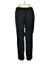 Ann Taylor LOFT Outlet Solid Black Casual Pants Size L - photo 2