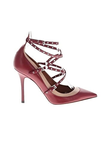 Valentino Leather Love Latch Heels (view 1)