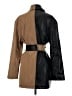 ASOS 100% Polyurethane Brown Trenchcoat Size 0 - photo 2