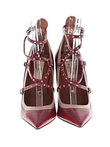 Valentino Leather Love Latch Heels (view 2)