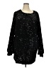 Boohoo 100% Polyester Stars Black Cocktail Dress Size 20 - photo 1