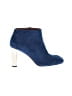 Céline 100% Leather Blue Suede Bam Bam Ankle Boots Size EU 36 - photo 1