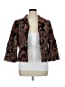 Harve Benard Paisley Burgundy Blazer Size 16 - photo 1