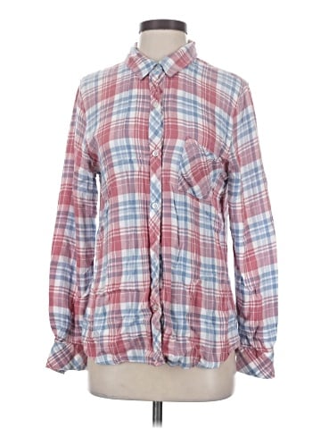 Max & Mia Long Sleeve Button-Down Shirt (view 1)