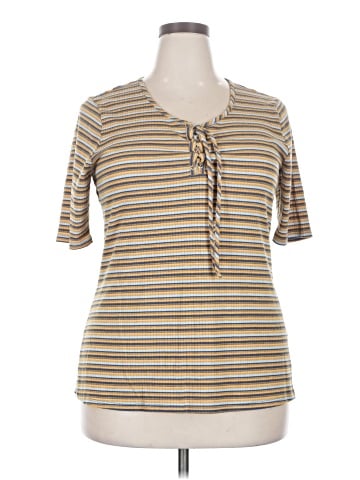 No Comment Short Sleeve Henley (view 1)