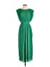 Glam 100% Polyester Green Jumpsuit Size S - photo 1
