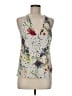 Cacharel Gray Sleeveless Silk Top Size EU (FR) 40 / US 8 - photo 1