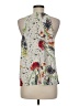 Cacharel Gray Sleeveless Silk Top Size EU (FR) 40 / US 8 - photo 2