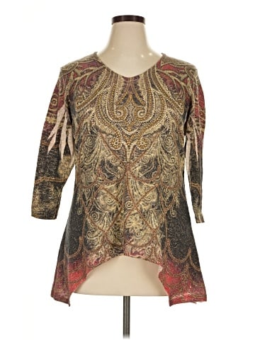 Reba 3/4 Sleeve Blouse (view 1)