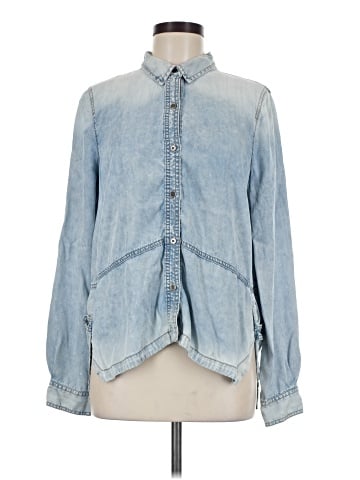 Holding Horses Long Sleeve Button-Down Shirt (view 1)