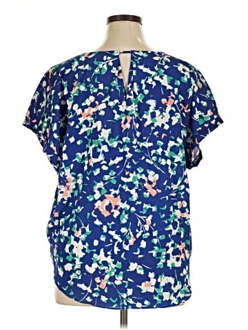 DKNY Short Sleeve Blouse (view 2)