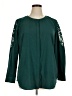 Talbots 100% Polyester Green Long Sleeve Blouse Size 1X - photo 1
