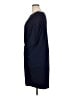 Lanvin Solid Blue Cocktail Dress Size XL - photo 5