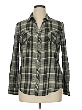 Natural Reflections Long Sleeve Button-Down Shirt (view 1)