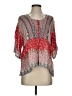 Johnny Was Red 3/4 Sleeve Blouse Size S - photo 1