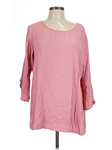 Ali Miles 3/4 Sleeve Top (view 1)