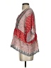 Johnny Was Red 3/4 Sleeve Blouse Size S - photo 5