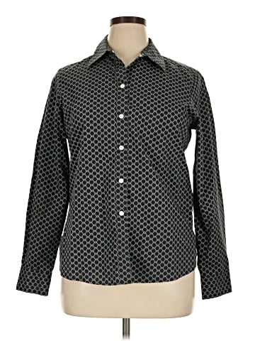 Foxcroft Long Sleeve Button-Down Shirt (view 1)