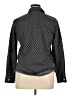 Foxcroft Polka Dots Black Long Sleeve Button-Down Shirt Size XL (estimated) - photo 2
