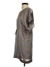 Collective Concepts 100% Polyester Print Gray Casual Dress Size XS - photo 5