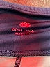 Pink Lotus Print Blue Active Pants Size S - photo 7