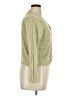 August Silk Green Silk Cardigan Size L - photo 4