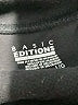 Basic Editions 100% Cotton Black Turtleneck Sweater Size L - photo 7