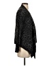 Tahari 100% Cotton Animal Print Black Gray Cardigan Size S (estimated) - photo 4