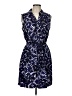 Alfani Print Blue Cocktail Dress Size 10 - photo 1