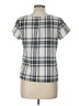 Free Kisses Silver Short Sleeve Blouse Size L - photo 2