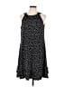 MSK Polka Dots Black Casual Dress Size L (estimated) - photo 1
