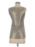 RN Convertible Metallic Silver Sleeveless Top Size S - photo 2