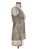 RN Convertible Metallic Silver Sleeveless Top Size S - photo 4