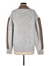 STITCHDROP Color Block Gray Pullover Sweater Size M - photo 2