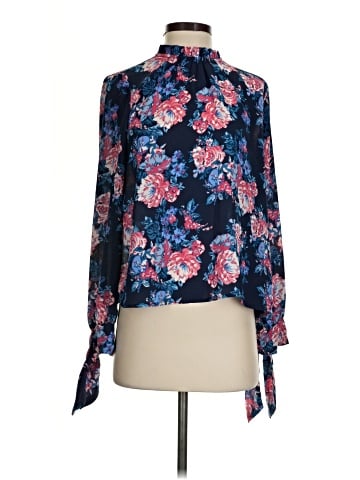 WAYF Long Sleeve Blouse (view 1)