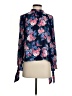 WAYF Floral Blue Long Sleeve Blouse Size XS - photo 1