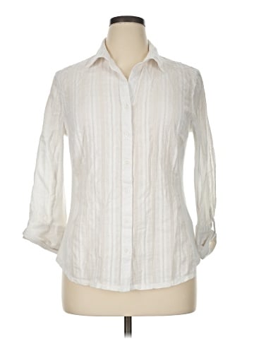 Zac & Rachel 3/4 Sleeve Button-Down Shirt (view 1)