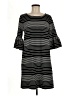 Max Studio Stripes Black Casual Dress Size M - photo 1