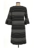 Max Studio Stripes Black Casual Dress Size M - photo 2