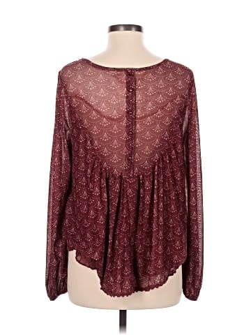 Ultra Pink Long Sleeve Blouse (view 2)