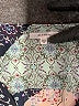 Pleione Paisley Teal 3/4 Sleeve Blouse Size M - photo 7