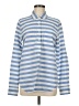 J.Crew Stripes Blue Long Sleeve Button-Down Shirt Size 8 - photo 1