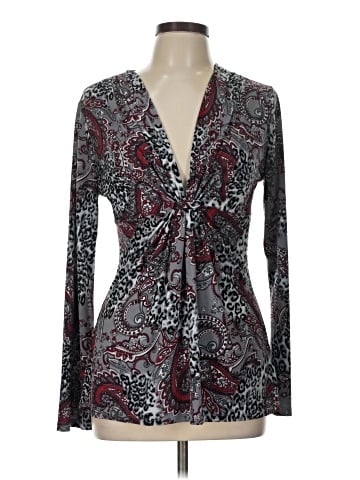 Bisou Bisou Long Sleeve Blouse (view 1)