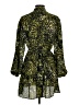 Topshop 100% Polyester Paisley Green Cocktail Dress Size 8 - photo 2