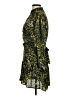 Topshop 100% Polyester Paisley Green Cocktail Dress Size 8 - photo 5