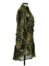 Topshop 100% Polyester Paisley Green Cocktail Dress Size 8 - photo 4