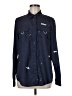 Ocean + Coast Blue Long Sleeve Button-Down Shirt Size M - photo 1