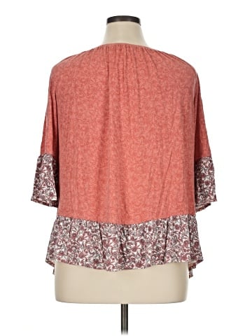 Style&Co 3/4 Sleeve Blouse (view 2)
