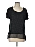 Studio Y Polka Dots Black Short Sleeve T-Shirt Size L - photo 1